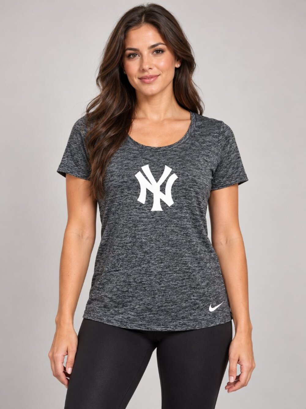 2/$30 Nike New York Yankees MLB Dri-FIT T-Shirt Men's Gray & White Large